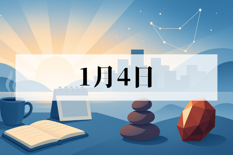 1月4日は何があった日？歴史・記念日・出来事を一挙紹介！