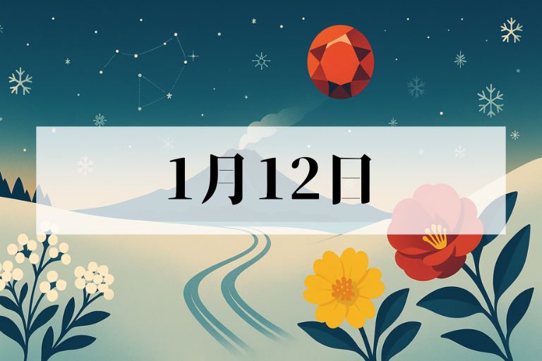1月12日は何の日？記念日・誕生花・誕生日の有名人まとめ【毎年使える保存版】