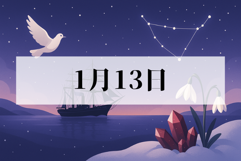 1月13日はなんの日？記念日・誕生日・歴史・出来事を徹底解説！